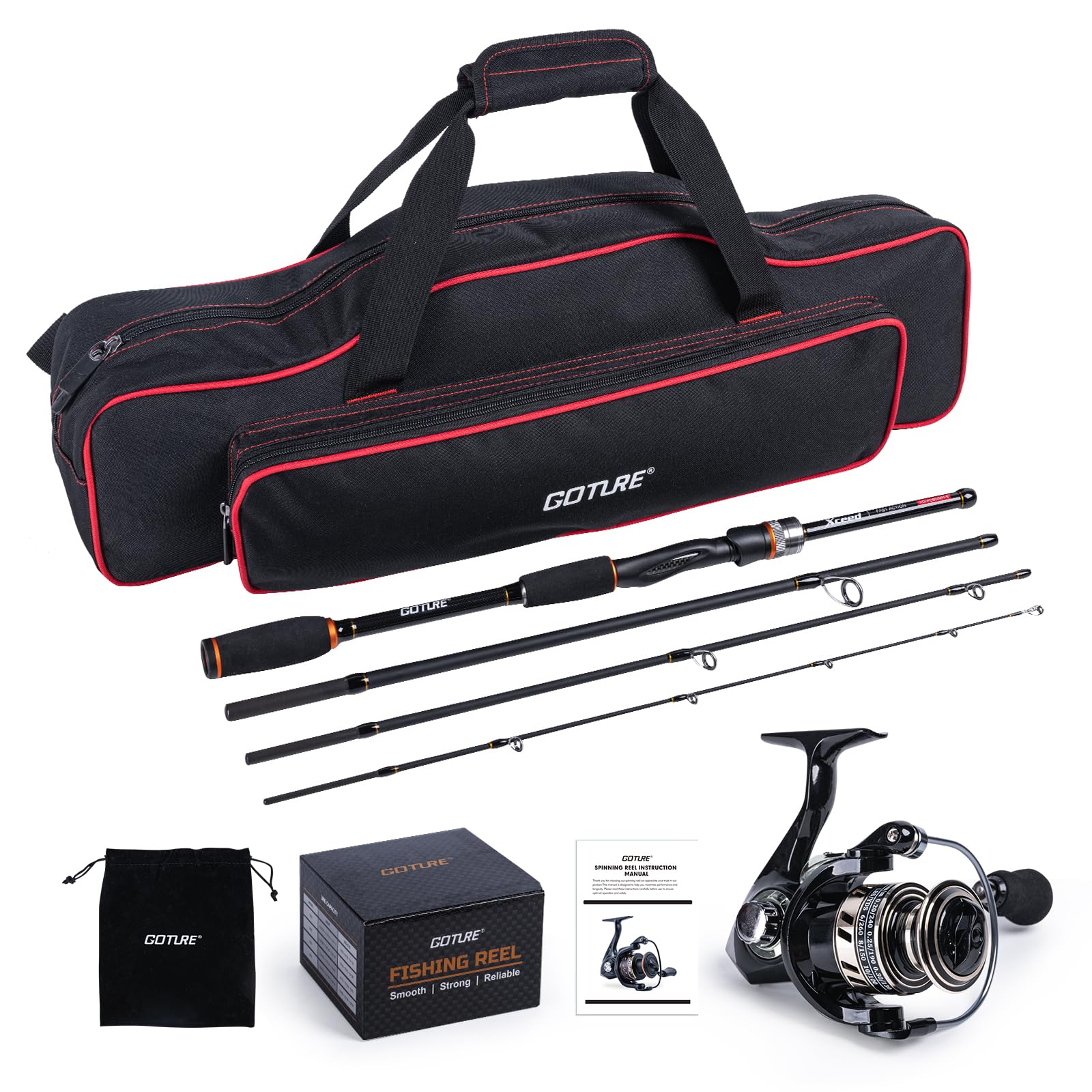 Goture Portable Spinning Fishi - Fishing Rod Spinning recension och pris