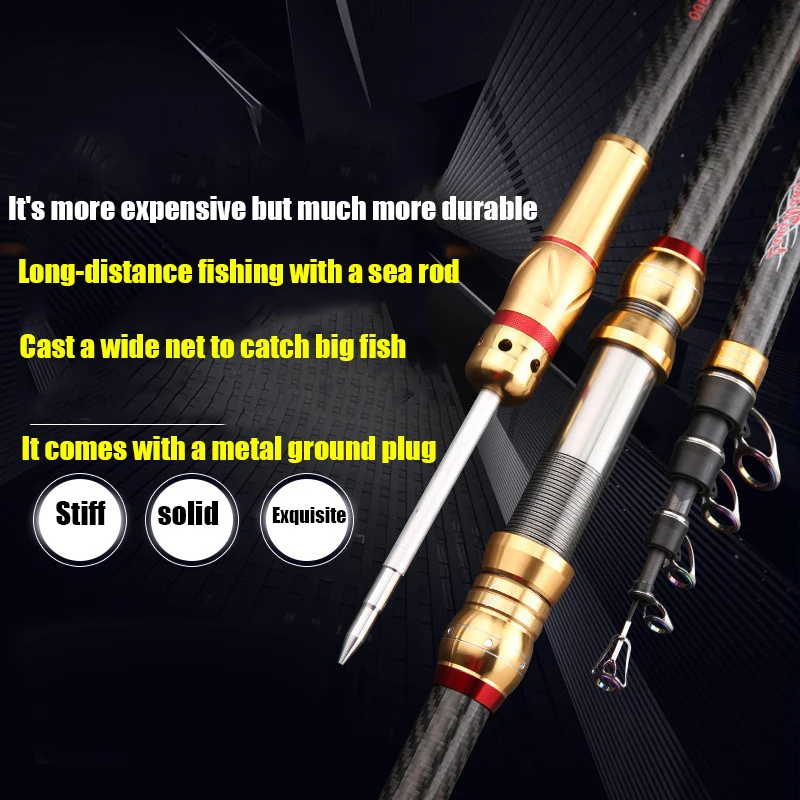 Telescopic Surf Spinning Rod 2 - Fishing Rod Surf recension och pris